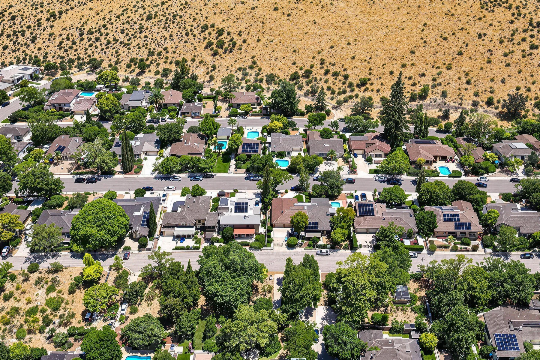 Lancaster, California landscape and real estate