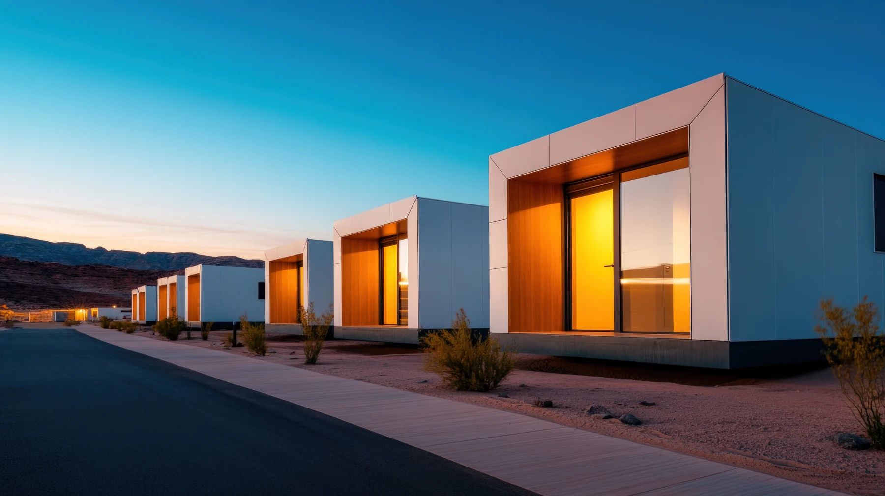 Rosamond, California landscape and real estate