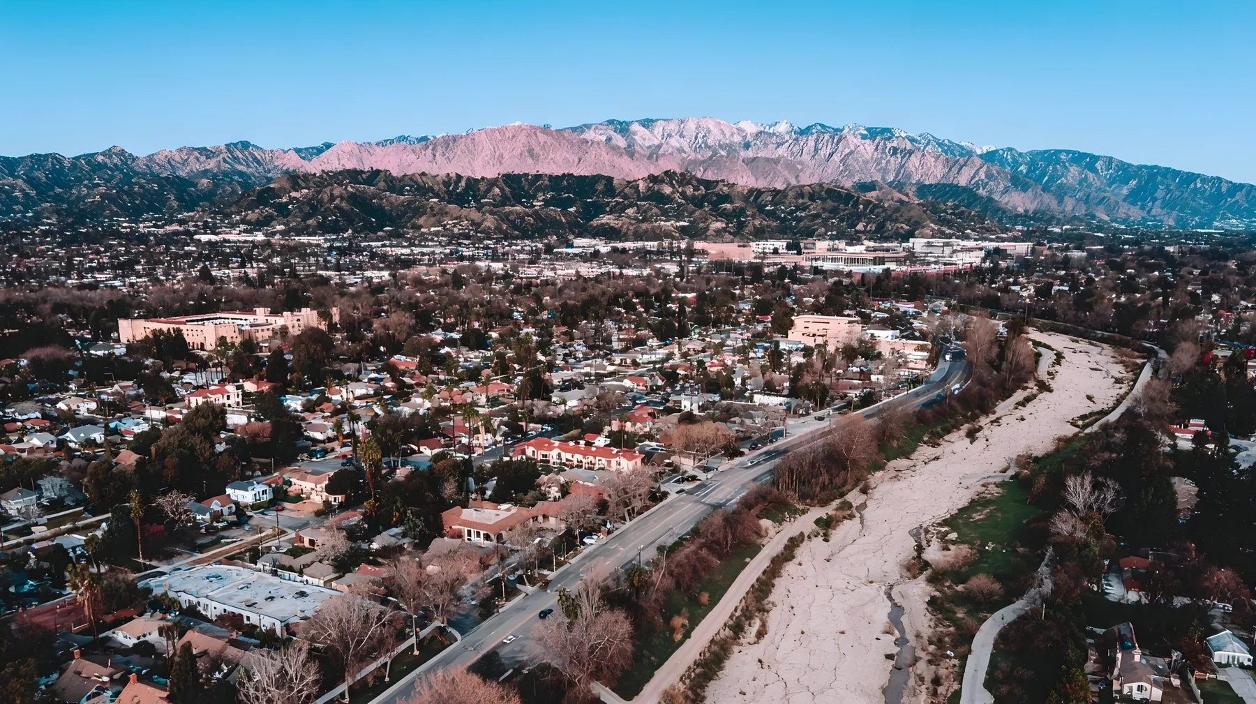 Sylmar, California landscape and real estate