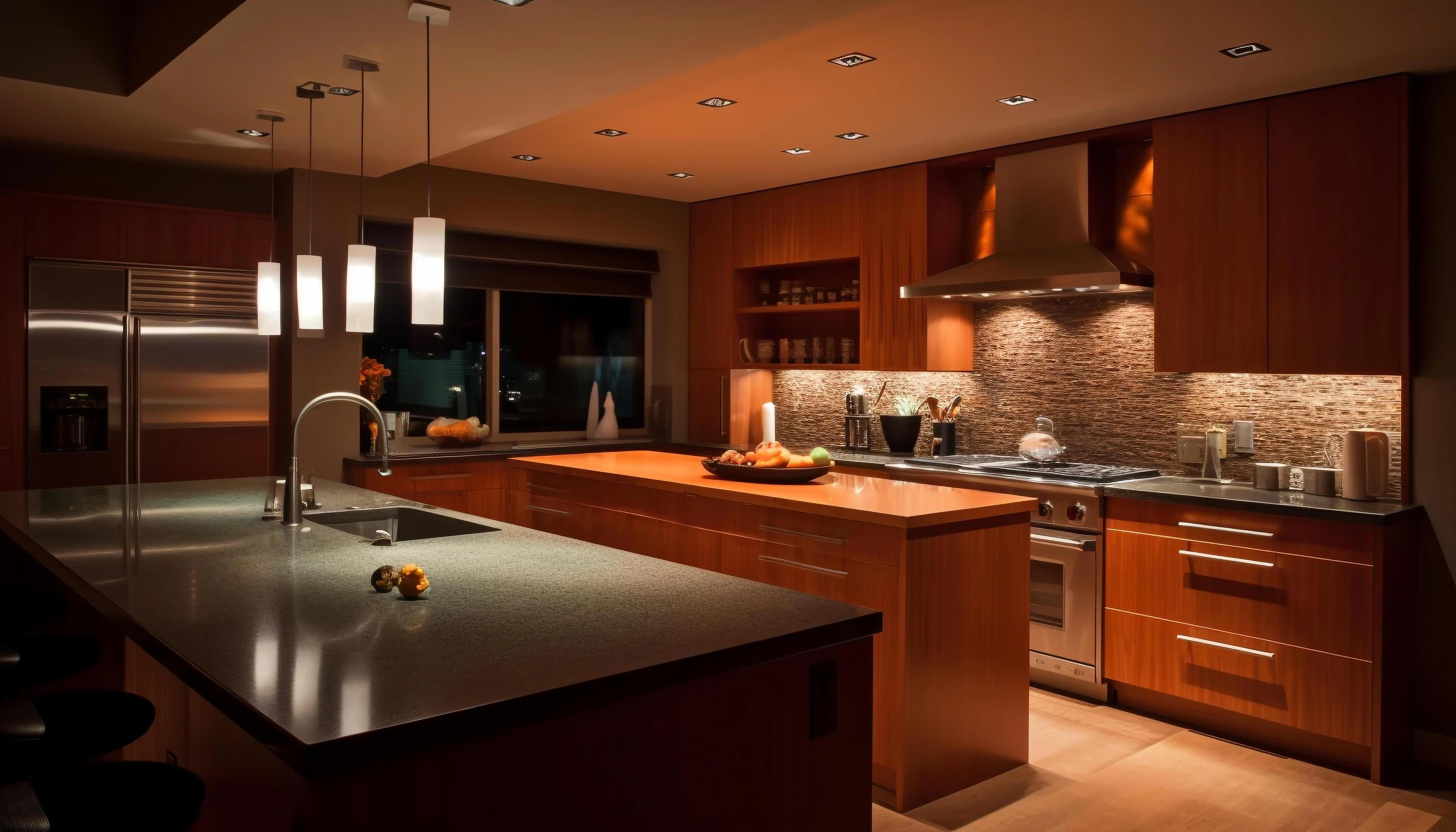 Bright modern kitchen for an Antelope Valley home search